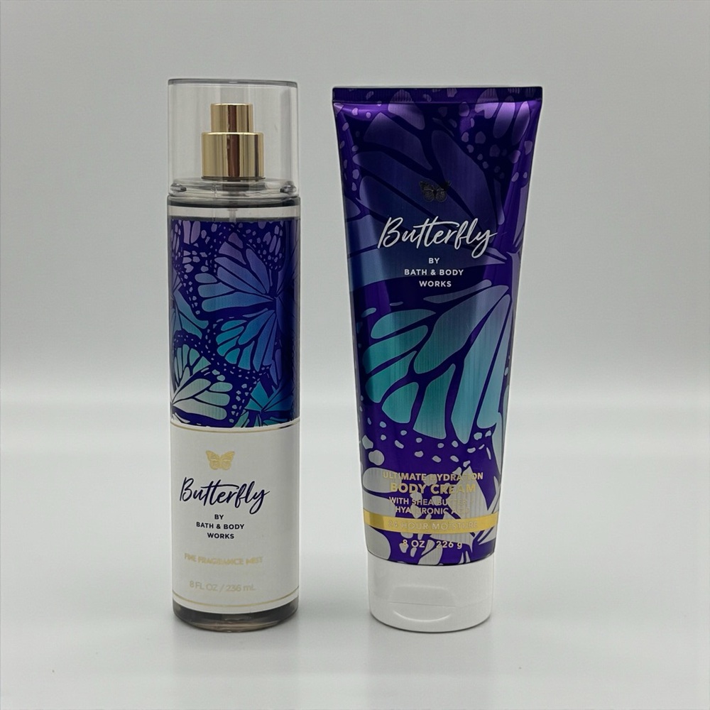 Bath & Body Works Butterfly Body Cream Gift Set NWT